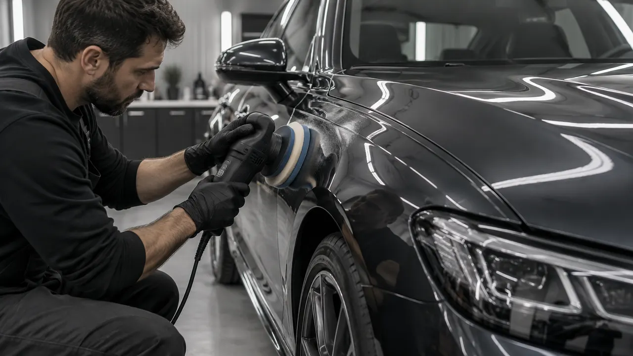 Polissage d’une carrosserie